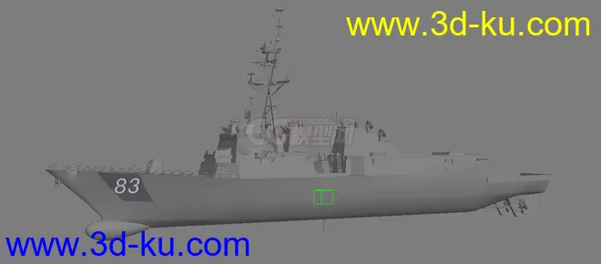 阿利伯克级导弹驱逐舰模型的图片2