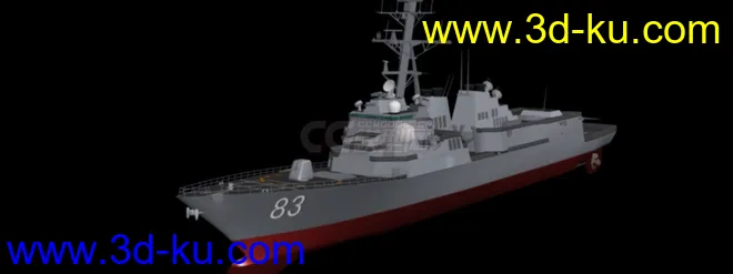 阿利伯克级导弹驱逐舰模型的图片4