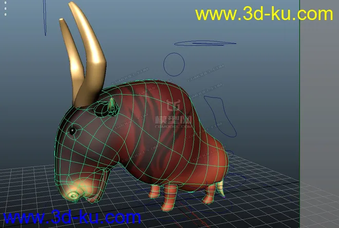 羚牛羚牛羚牛羚牛模型的图片3