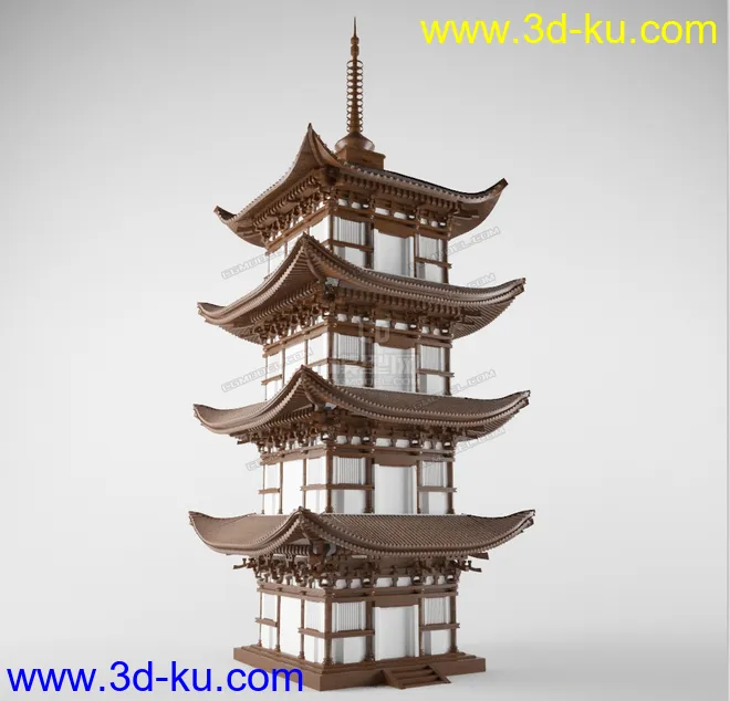 日式塔模型的图片2