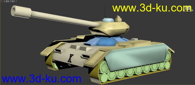 非常简单的一个坦克模型的图片1