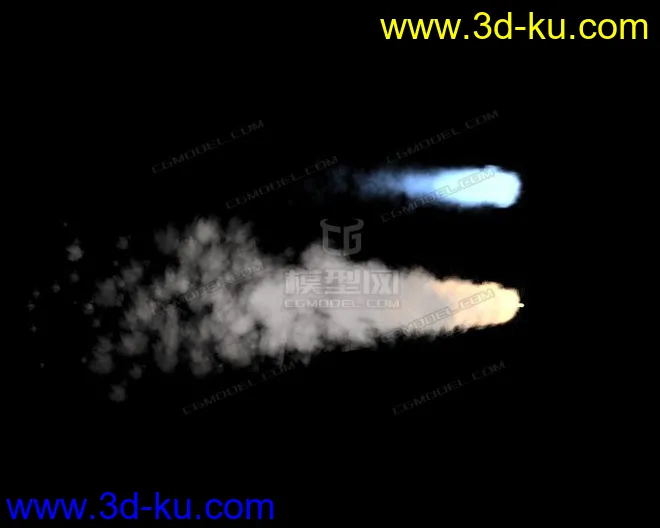 火箭 导弹发射尾焰   火焰模型的图片2