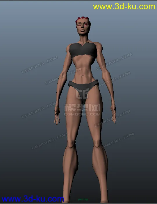 肌肉女模型的图片1