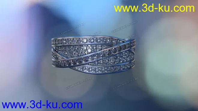 钻石手镯 diamond bracelet模型的图片1