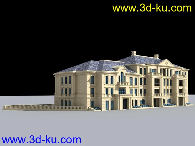 欧式单体建筑模型的图片1