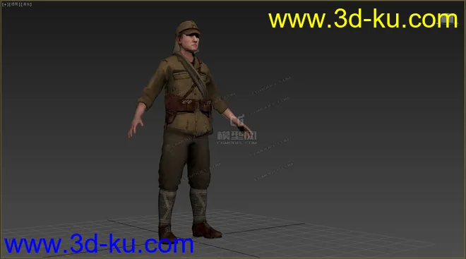 写实的二战日本兵模型的图片1