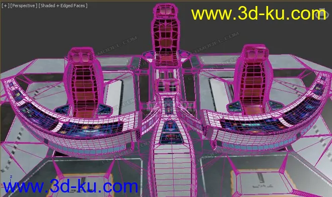 免费 科幻飞船控制台模型的图片2