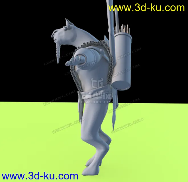牛头战士3D模型的图片3