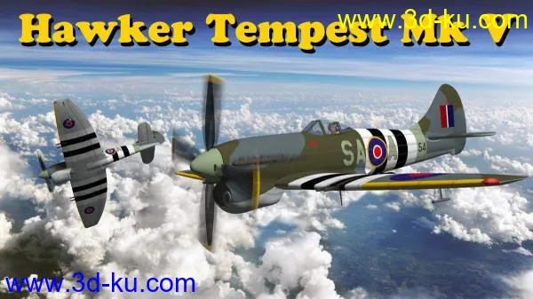 二战飞机Tempest_Mk V模型的图片1