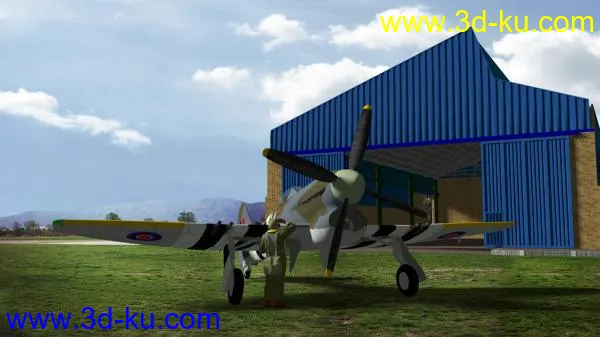 二战飞机Tempest_Mk V模型的图片2