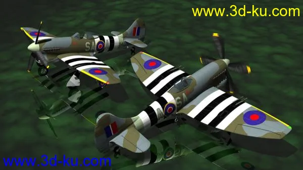 二战飞机Tempest_Mk V模型的图片4