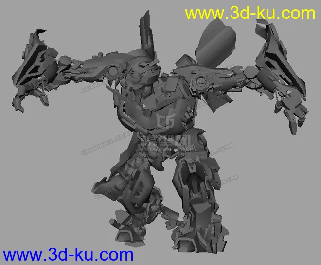 Transformers大黄蜂模型maya的图片2