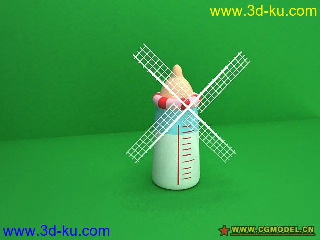 奶瓶仔之奶瓶风车 带动作模型的图片1