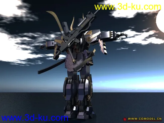 【高达无双2】强袭自由，武者高达MK II，贴图+材质(vray)模型的图片7
