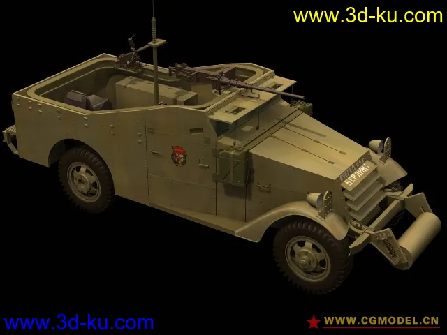 二战装甲车模型的图片1