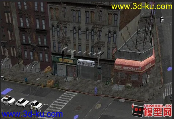 gta4游戏场景 带贴图模型的图片1