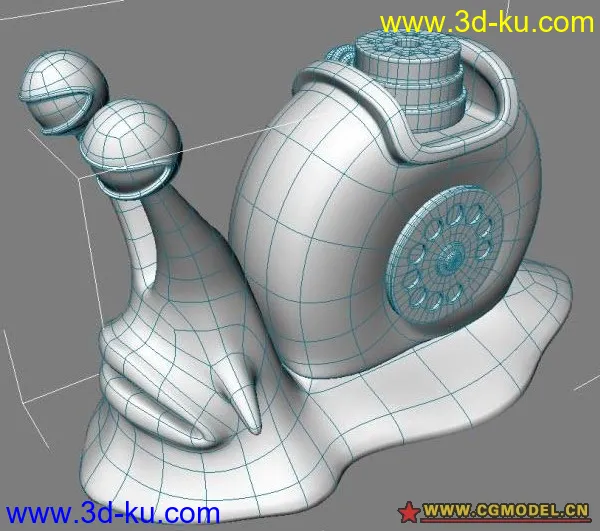 电话虫-蜗牛模型的图片3