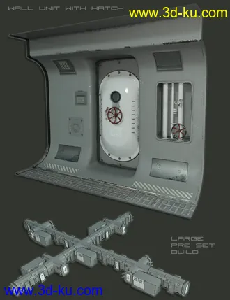 3D打印模型Submarine Corridor Kit的图片