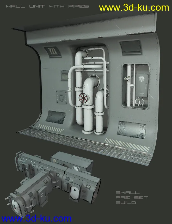 Submarine Corridor Kit模型的图片9