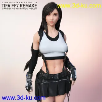 3D打印模型Tifa For Genesis 8 Female的图片