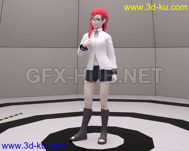 Uzumaki Karin for G8F模型的图片1