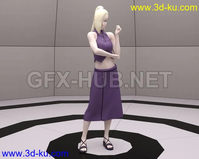 Yamanaka Ino Adult for G8F模型的图片1