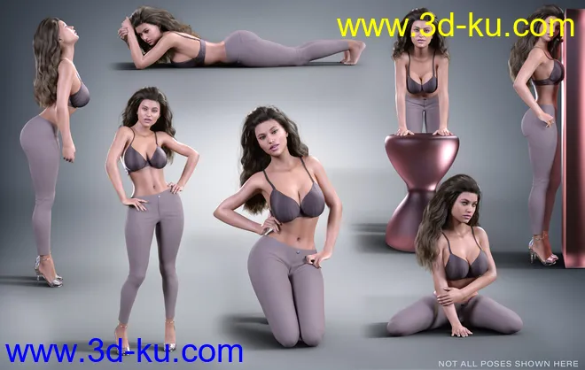 Z Natural Form Breast Shape and Squishes Mega Set for Genesis 8 and 8.1 Female模型的图片7