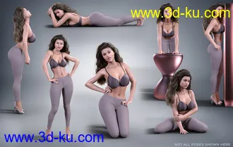 3D打印模型Z Natural Form Breast Shape and Squishes Mega Set for Genesis 8 and 8.1 Female的图片