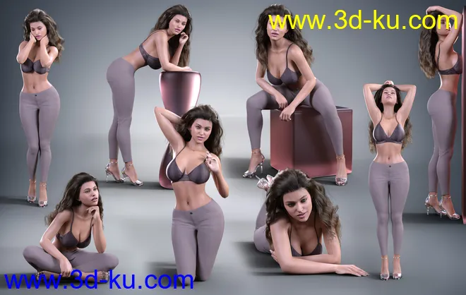 Z Natural Form Breast Shape and Squishes Mega Set for Genesis 8 and 8.1 Female模型的图片9