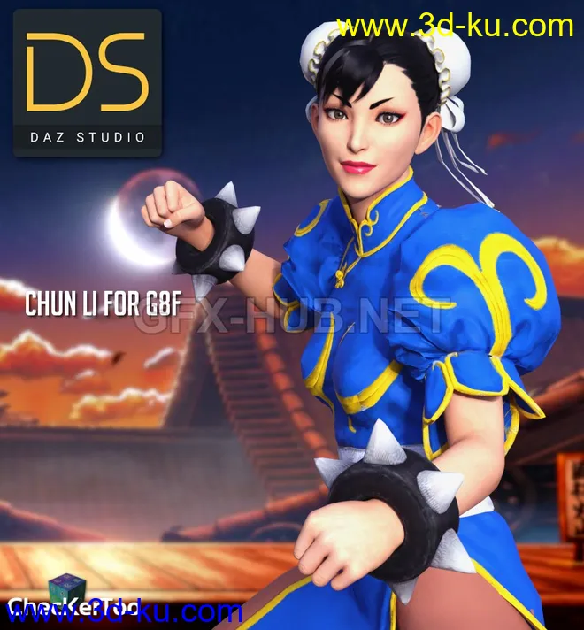 Chun Li For G8F模型的图片1