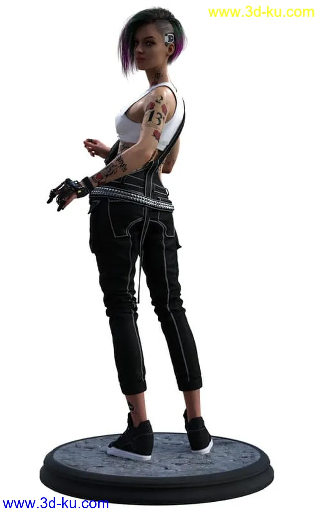 Cyberpunk 2077 Judy Alvarez In Daz G8F模型的图片1