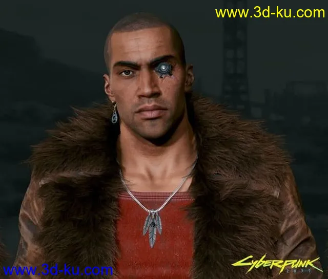 Cyberpunk 2077 River Ward in Daz G8M V4模型的图片1