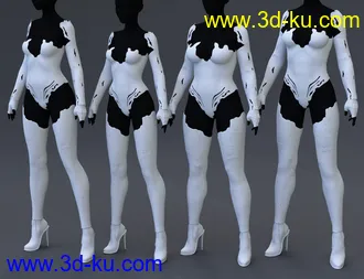 3D打印模型Cyberpunk Unlimited Outfit for Genesis 8 and 8.1 Females的图片