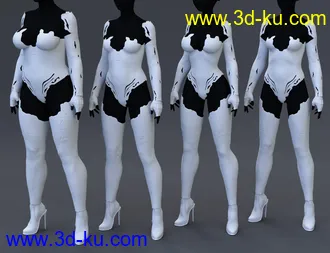 3D打印模型Cyberpunk Unlimited Outfit for Genesis 8 and 8.1 Females的图片