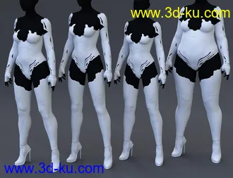 3D打印模型Cyberpunk Unlimited Outfit for Genesis 8 and 8.1 Females的图片