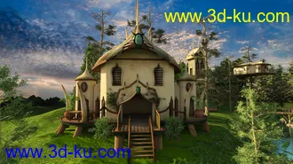 3D打印模型Elf Village and World Builder的图片