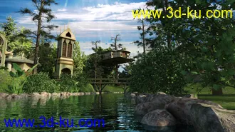 3D打印模型Elf Village and World Builder的图片