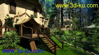 3D打印模型Elf Village and World Builder的图片