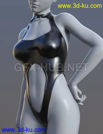 3D打印模型Lustravias Bodysuit A for G8F - Daz Studio Freebie的图片