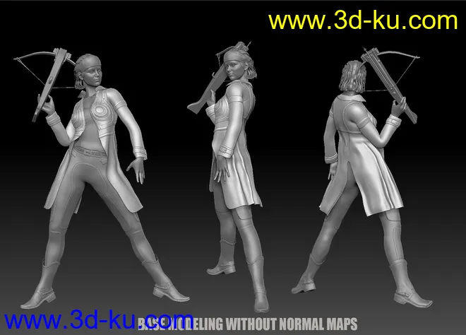 Mec4D The Vampire Huntress for Genesis 2 Female(s)模型的图片8