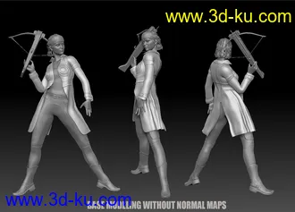 3D打印模型Mec4D The Vampire Huntress for Genesis 2 Female(s)的图片