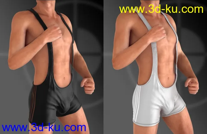 Mec4D Wrestler Suit for Genesis 2 Male(s)模型的图片2