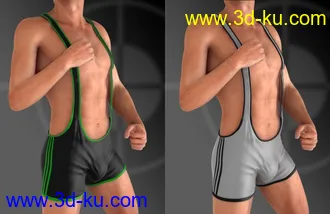 3D打印模型Mec4D Wrestler Suit for Genesis 2 Male(s)的图片