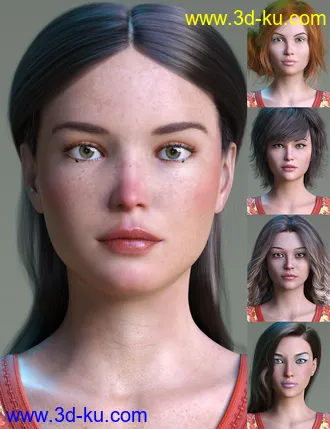 Natural Women and Morphs Addons for Genesis 8 Female模型的图片1