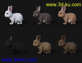 3D打印模型Pufflet The Bunny的图片