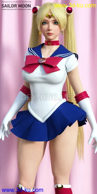 3D打印模型Sailor Moon For G8F的图片