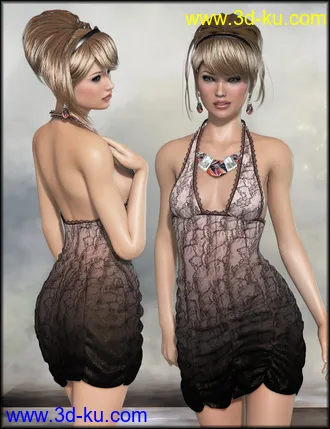 3D打印模型Sexy Girl Dress Textures的图片