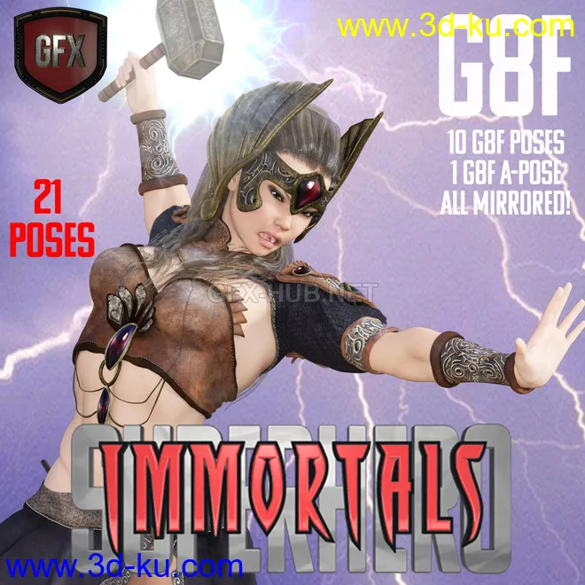 SuperHero Immortals for G8F Volume 1模型的图片1