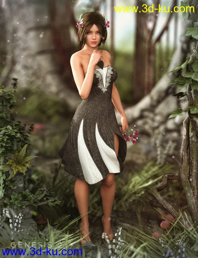 Woodland Dancer Outfit Textures模型的图片4