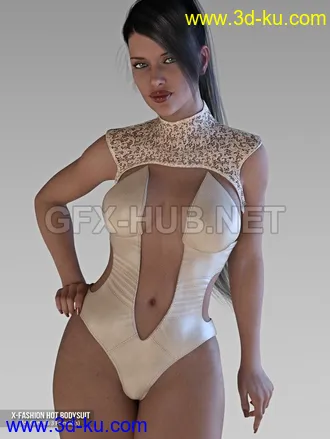 3D打印模型X-Fashion Hot Bodysuit for Genesis 3 Females的图片